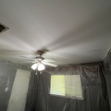 HOME REMODEL - POPCORN CEILING & CABINETS