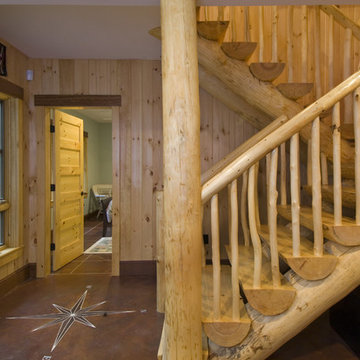 Unique Hybrid of Conventional, Timber and Log Framed Home
