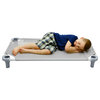 Creative Colors Assembled Toddler Gray Nap Cot with Gray Legs - 1 Pack