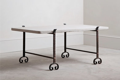 Scored Steel Coffee Table