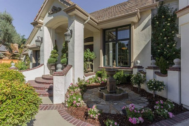 Example of an exterior home design in Other