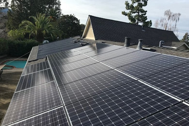 Dual Solar Design (Solar Electric Panels & Solar Pool Heating Panels) Cupertino