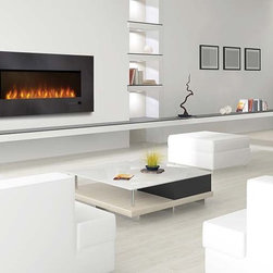 Napoleon 48'' x 23'' Linear Slimline Series EFL48H Electric Fireplace - Indoor Fireplaces