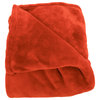 Oh So Soft Pomegranate Twin-size Microfiber Blanket