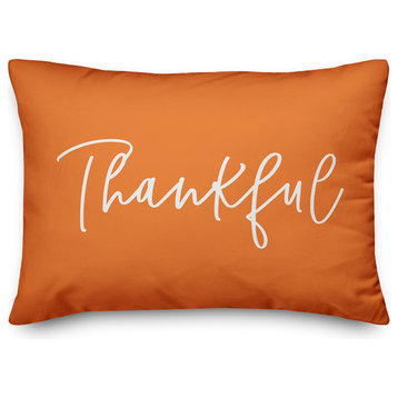 Thankful Blessed Reversible 14"x20" Throw Pillow