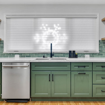 Kitchen Remodel + Master Bathroom Enlargement and Remodel