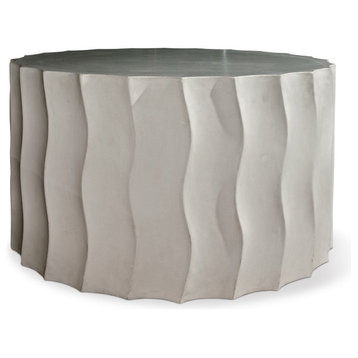 Wave Accent Tables Wide, Slate Gray