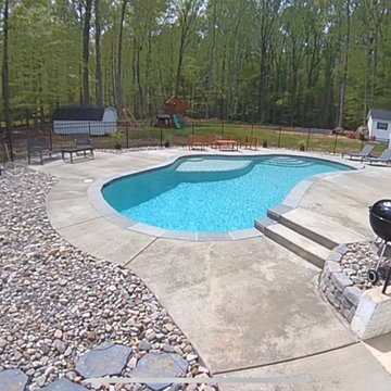 Swimming Pool Build in La Plata, MD - JL - Wise Pool & Spa