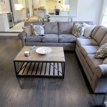 Smithtown: INSTALL NEW & REFINISH EXSTING W EBONY/GRAY BLEND & BONA TRAFFIC HD