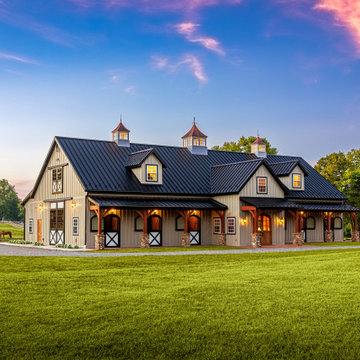 Custom Barn with Stables in Middleburg, VA