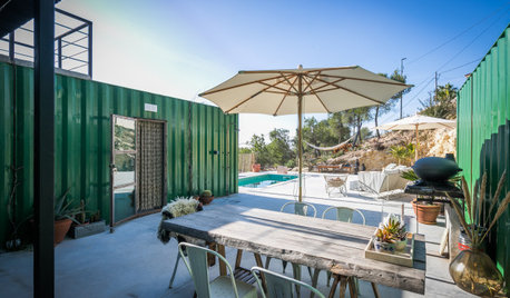 Spain Houzz: A Shipping Container Home Designed to Blend In