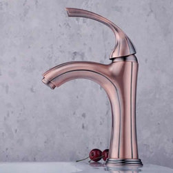 Classic Solid Brass Bathroom Sink Faucet - Antique Copper Finish T0519B - Bathroom Sink Faucets
