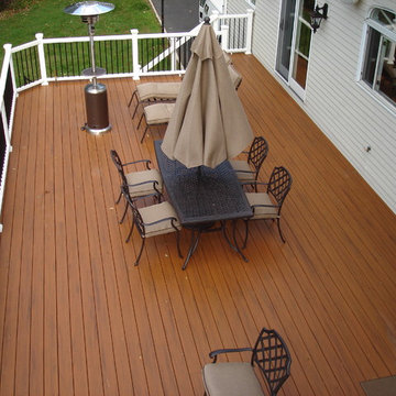 Bernardsville, NJ TimberTech Deck with Fiberon Railings
