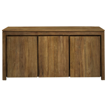 Recycled Teak Wood Solo Buffet With 3 Doors