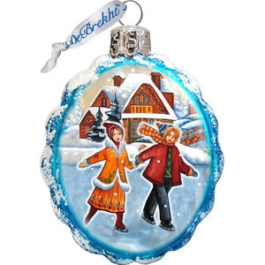 Keepsake Melchior Three Kings Scenic Glass Ornament Traditional Christmas Ornaments By G Debrekht