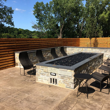 Stone used for outdoor living areas