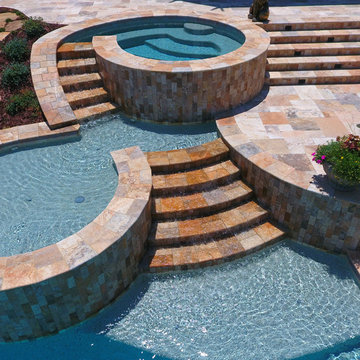 Johns Creek 3 Tier Pool and Spa