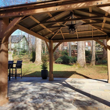 Patio and Pavilion