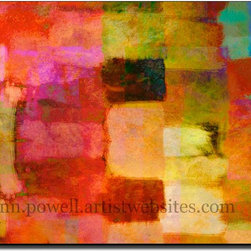 Abstract Study One - Abstract Wall Art copyright Ann Powell - Artwork