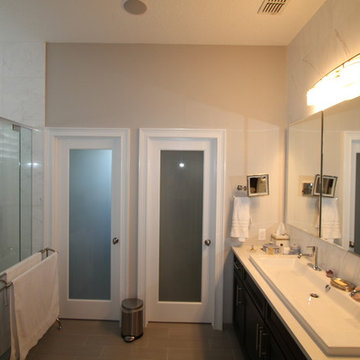 Marble Tile Shower in Celebration