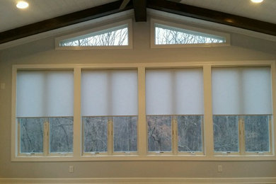 Inspiration for a modern family room remodel in Baltimore