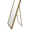 Full length Mirror 71x16" Metal frame, Gold