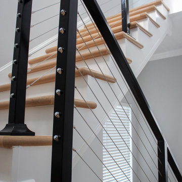 3-Story Cable Railing