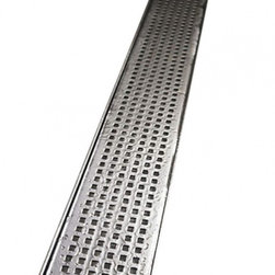 New Stainless Steel Linear Shower Drain Flag Design Flange Body - Shower Pans And Bases