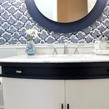 Sweet Blue Powder Room