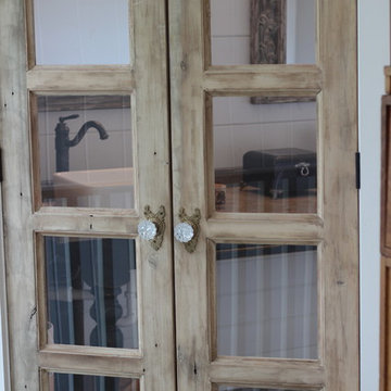 Grey Farmhouse Reclaimed French Doors