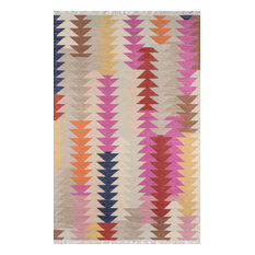 Caravan Hand-Woven Reversible Rug, Multi, 5'x7'6"