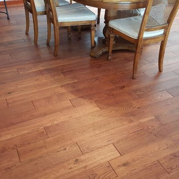 Johnson Hardwood 5" x 3/4" wire brushed finish