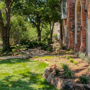Elegant Flagstone Entry & Natural Stone Path Transformation | Allen, TX