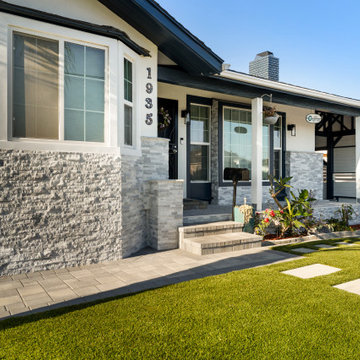 Modern Exterior & Hardscape Remodel by Nextgen Home Builders in Pasadena, CA
