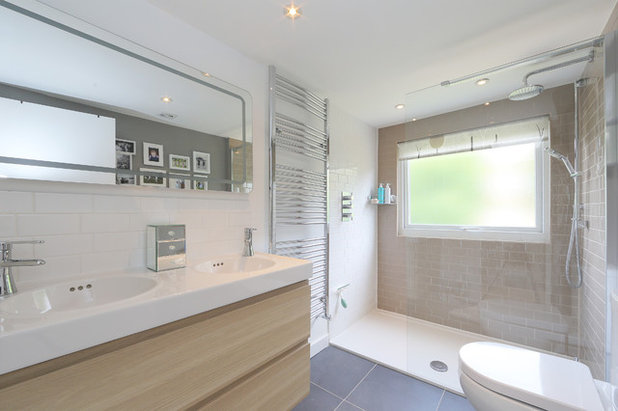 Contemporary Bathroom by nuspace - loft conversion & kitchen extension