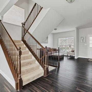 Finished Basement and New Bamboo Floors