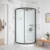 38'' Direct-to-Stud Corner Shower Wall Set