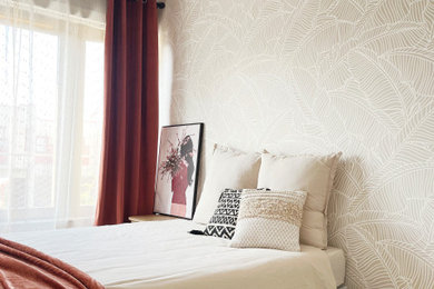 Réalisation d'une chambre design.