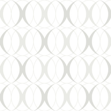 Overlapping Circles Peel and Stick Wallpaper, 4 Rolls