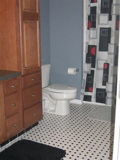 Paint color for powder room without windows?