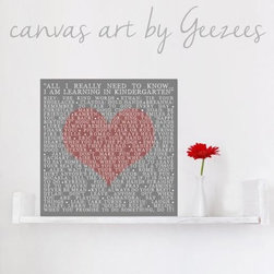 Geezees Canvas Products - Artwork