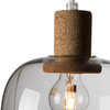 1-Light Pendant Lamp, Clear