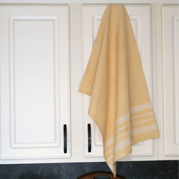 Sustainable Threads (L) - Pale Yellow Cotton Kitchen Towel - Sustainable Threads (L) - Dish Towels