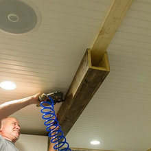 Faux Beams & Ceiling Finishes