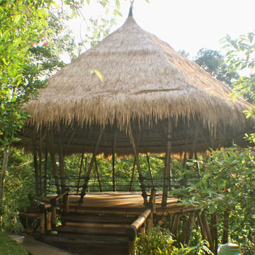 Bamboo yoga space