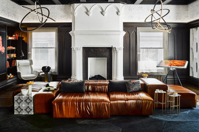 Inspiration for an eclectic living room remodel in San Francisco