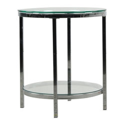 Astrid Round End Table - Side Tables And End Tables