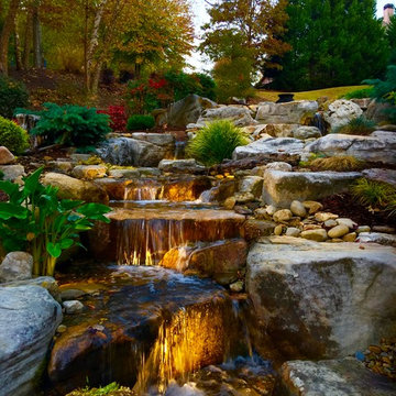 Disappearing waterfall