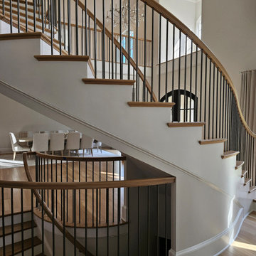 Project #116 | Elegant Curved Staircase
