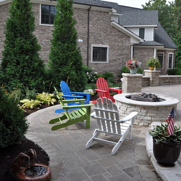 Western Springs - Entry Sidewalk & Outdoor Living Patio